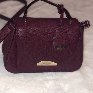 KATE SPADE MAROON HAND BAG